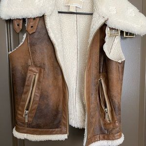 Michael Kors Faux Wool Vest/Jacket